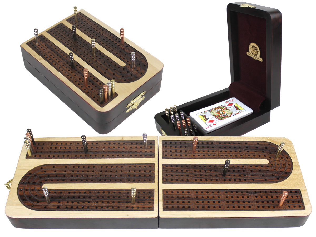 Travel Folding Cribbage Boards