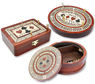 travel size cribbage board