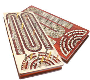 travel size cribbage board